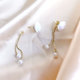 ピアス パール レディース 揺れるピアス 人気アクセサリー パーティーピアス | shoppinggo | 詳細画像10 