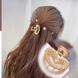 ハート | ヘアクリップ バンスクリップ シンプル | shoppinggo
