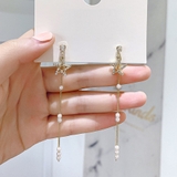 ピアス パール 星 レディース 揺れる アクセサリー かわいい キラキラ | shoppinggo | 詳細画像4
