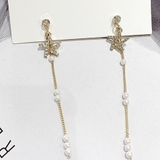 ピアス パール 星 レディース 揺れる アクセサリー かわいい キラキラ | shoppinggo | 詳細画像6