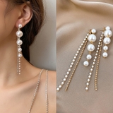 ピアス パール ロングピアス | shoppinggo | 詳細画像1