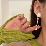 ピアス レディース パール 揺れる ロングピアス | shoppinggo | 詳細画像11