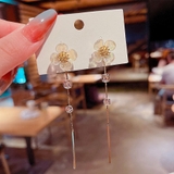 揺れるロングピアス 花 | shoppinggo | 詳細画像5