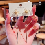 揺れるロングピアス 花 | shoppinggo | 詳細画像7