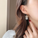 揺れるロングピアス 大ぶり 花 | shoppinggo | 詳細画像4