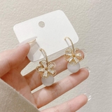 揺れるロングピアス 大ぶり 花 | shoppinggo | 詳細画像6