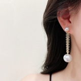 ロングパールピアス 揺れる | shoppinggo | 詳細画像6