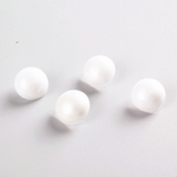 ホワイト | ボタン 6個セット プラスチックスタンダードボタン | shoppinggo