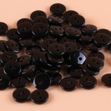 ブラック | 2穴ボタン 6個セット 手芸 | shoppinggo