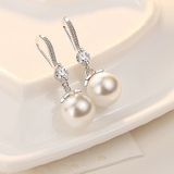 パールピアス フックピアス 揺れる | shoppinggo | 詳細画像4 