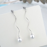 シルバー | ピアス パール ロングピアス | shoppinggo