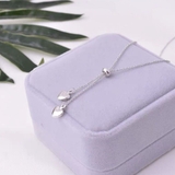 ハート ネックレス Y字 ループネックレス シルバー アクセサリー 結婚式 | shoppinggo | 詳細画像2
