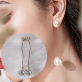 ピンクゴールド | ピアス パール ロング | shoppinggo