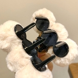 ヘア留め ヘアアクセサリー フェイクファーバンスクリップ | shoppinggo | 詳細画像4