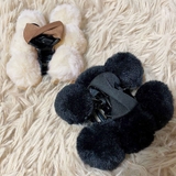 ヘア留め ヘアアクセサリー フェイクファーバンスクリップ | shoppinggo | 詳細画像6