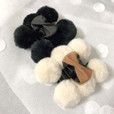 ヘア留め ヘアアクセサリー フェイクファーバンスクリップ | shoppinggo | 詳細画像8