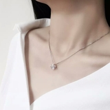 ネックレス ラインストーン チェーン キラキラ シルバー アクセサリー 結婚式 | shoppinggo | 詳細画像2 