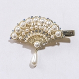 ヘアクリップ 扇子 パール | shoppinggo | 詳細画像2