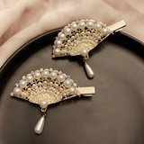 ヘアクリップ 扇子 パール | shoppinggo | 詳細画像6