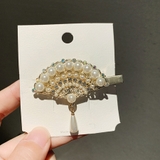 ヘアクリップ 扇子 パール | shoppinggo | 詳細画像8