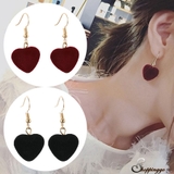 ハートピアス 揺れる ふわふわ | shoppinggo | 詳細画像1 
