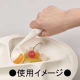 カーブネックスプーン[右手用]●クリーム（白色）● 食事 サポート | Skater | 詳細画像2 