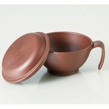 木目持ちやすい茶碗 ハンドル付●ブラウン 茶色● | Skater | 詳細画像2 
