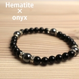 ヘマタイト 天然石ブレスレット SS001 | 腕時計アパレル雑貨小物のＳＰ  | 詳細画像1 