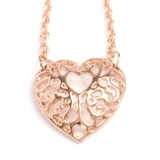 透かし彫り風オープンハートネックレス オープンハートモチーフのネックレス ハート… | 腕時計アパレル雑貨小物のＳＰ  | 詳細画像5 