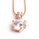 2連ストーンのペンダントトップ 6本爪の大き目ストーンチャーム SPST023 | 腕時計アパレル雑貨小物のＳＰ  | 詳細画像5 