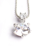 2連ストーンのペンダントトップ 6本爪の大き目ストーンチャーム SPST023 | 腕時計アパレル雑貨小物のＳＰ  | 詳細画像4 