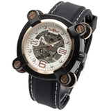 ATW036 自動巻き腕時計 ハーフスケルトンにラバーベルト | 腕時計アパレル雑貨小物のＳＰ | 詳細画像5 