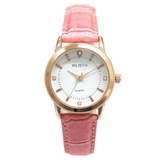 シンプルインデックスにポイントストーン ホワイト文字盤＆ゴールドケース 革ベルト | 腕時計アパレル雑貨小物のＳＰ  | 詳細画像8 