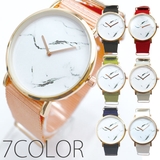 大理石風の高級感溢れるデザインの文字盤 シンプル2針 NATO風ベルト | 腕時計アパレル雑貨小物のＳＰ  | 詳細画像1 