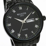 ローマ数字インデックスと便利な日付曜日カレンダー シンプルデザイン メタルベルト | 腕時計アパレル雑貨小物のSP | 詳細画像3