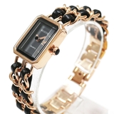 上品でシンプルなブラック文字盤 レクタングラーフェイス 小さめ | 腕時計アパレル雑貨小物のＳＰ  | 詳細画像2 