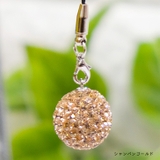 シャンパンゴールド | 【7118】miniキラキラミラーボールストラップ | SneepDip