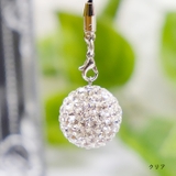 クリア | 【7118】miniキラキラミラーボールストラップ | SneepDip