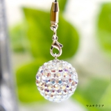 マルチクリア | 【7118】miniキラキラミラーボールストラップ | SneepDip