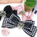 【7150】ハートビジューリボンブローチ	 | SneepDip | 詳細画像1 