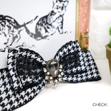 チェック | 【7150】ハートビジューリボンブローチ	 | SneepDip