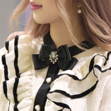 【7150】ハートビジューリボンブローチ	 | SneepDip | 詳細画像4 