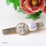 CIRCLE | 【7158】ビジュー＆ラインストーンヘアピン	 | SneepDip