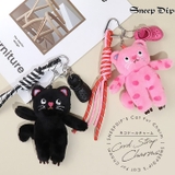 【7251】ゆるネコストラップチャーム	 | SneepDip | 詳細画像1 