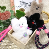 【7252】ひげ猫コードストラップチャーム | SneepDip | 詳細画像1