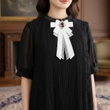 【7286】ビジュー＆レースリボンブローチ	 | SneepDip | 詳細画像2 