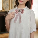 【7286】ビジュー＆レースリボンブローチ	 | SneepDip | 詳細画像8 