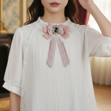 【7286】ビジュー＆レースリボンブローチ	 | SneepDip | 詳細画像3 