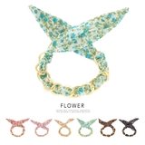 ワイヤーポニー リボン 小花柄 | SOUBIEN | 詳細画像1 