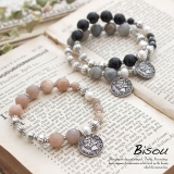 ブレスレット コインチャーム カットビーズ | SOUBIEN | 詳細画像1 